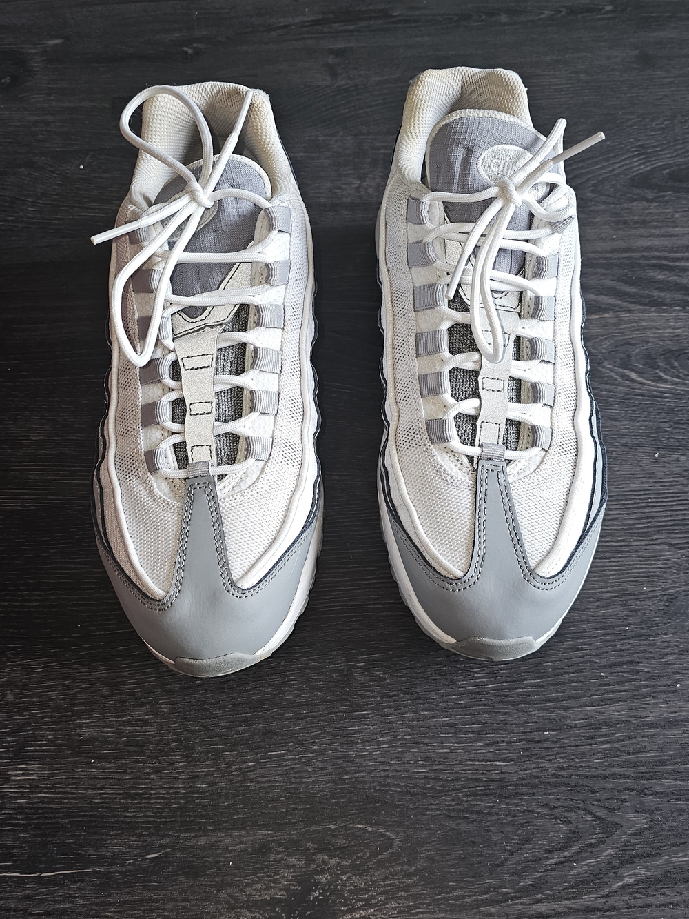 Women's Lightweight Grey & White Athletic Sneakers